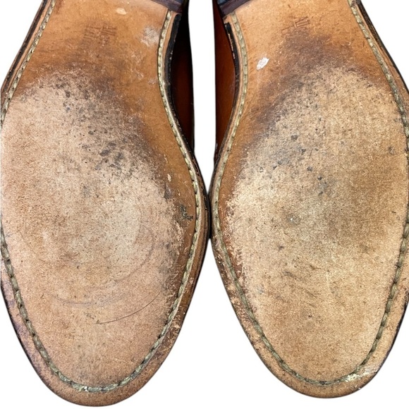 Allen Edmonds Maxfield Tassel Loafers Men\'s 8.5 D Brown Leather Slip On Shoes main image 5